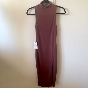 Sleeveless Midi - Mid Thigh Slit